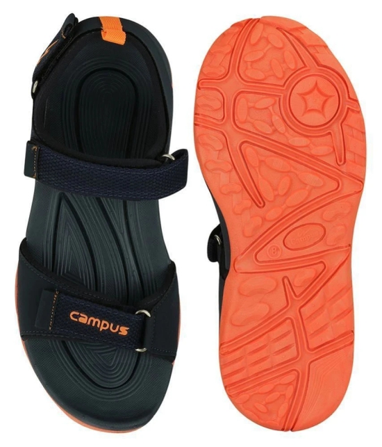 Campus Navy Synthetic Floater Sandals - 8