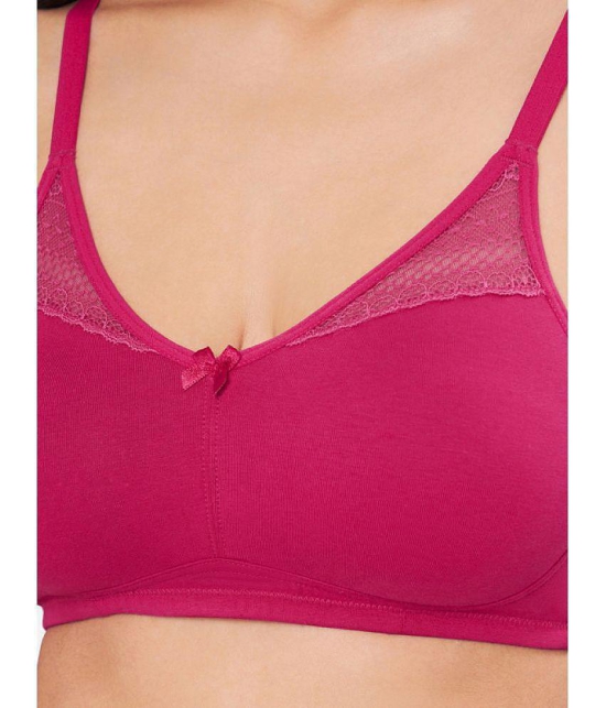 Amante - Pink Cotton Non Padded Women's Everyday Bra ( Pack of 1 ) - None