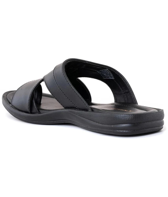 KHADIM - Black Mens Floater Sandals - None