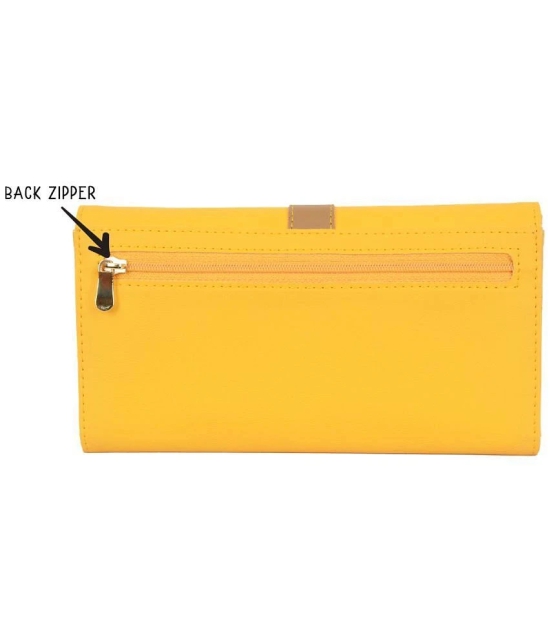 Baggit PU Yellow Womens Regular Wallet ( Pack of 1 ) - Yellow