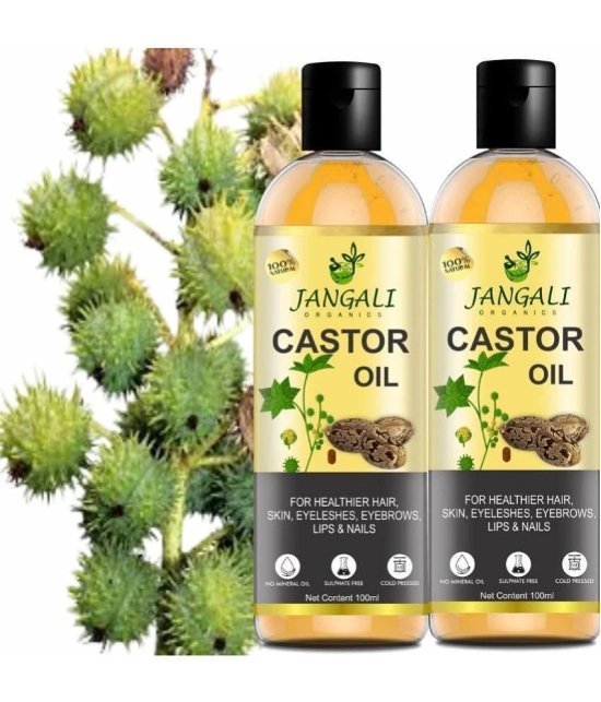 RAQUITYS PURE Cold Pressed Castor Oil For Skin & Hair Oil (200 ml)