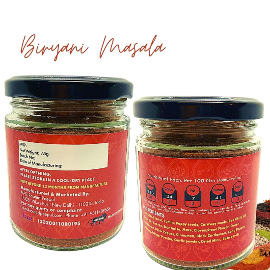 Artisanal Biryani Masala & Artisanal Chola Masala Combo (75Gms x2)