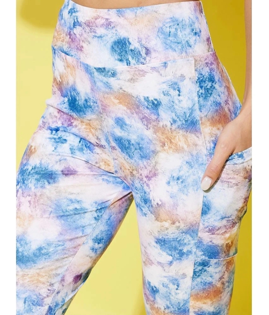 StyleStone Blue Polyester Printed Tracksuit - Pack of 1 - None