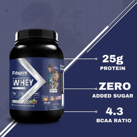 100% ADVANCED ISOLATE GOLD WHEY WITH FOUR PROTEIN BAR