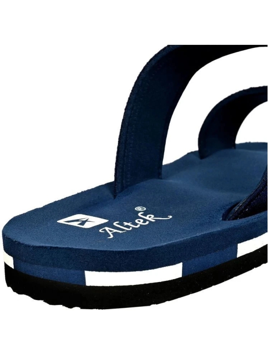 Altek Navy Mens Slide Flip Flop - None