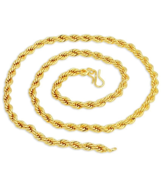 Sukkhi Lavish Gold Plated Rope Chain for Men - None