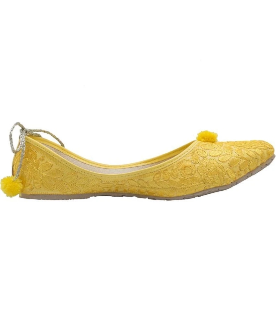 Apratim - Yellow Womens Juttis - None