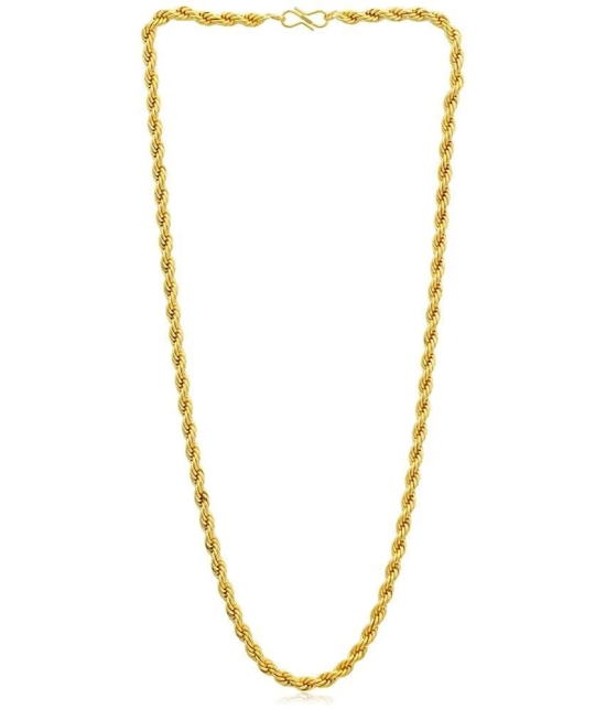 Sukkhi Lavish Gold Plated Rope Chain for Men - None