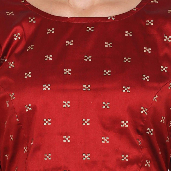 Florence Women's Art Silk Straight Dress Material