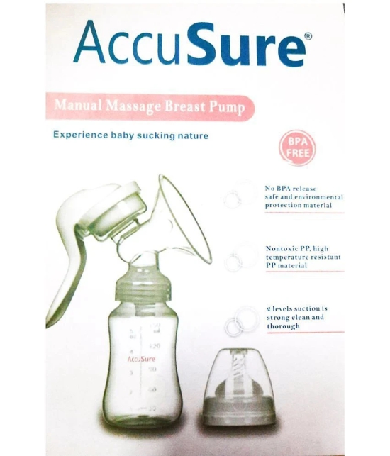 ACCUSURE White Manual breast pumps