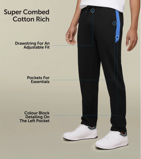 Code Cotton Rich Track Pants Pitch Black M