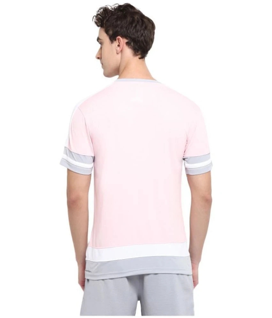 YUUKI - Pink Polyester Regular Fit Mens Sports T-Shirt ( Pack of 1 ) - None