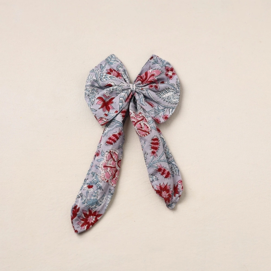 Handmade Fabric Butterfly Bow Hair Clip 03