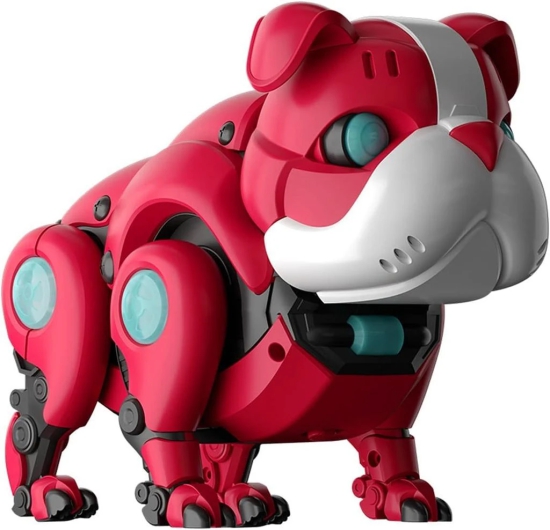 Interactive Robot Toy Dog, Remote Control Robot Toys for Kids, Voice Control, Gesture Sensing, Programmable, LED Eyes, Music and Dance, Gift for Boys and Girls