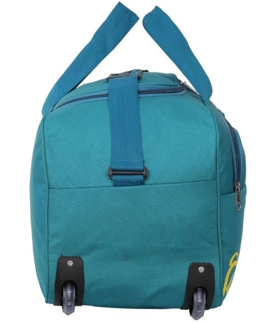 Kyros 53 Ltrs Sea Green Polyester Duffle Trolley - Onesize