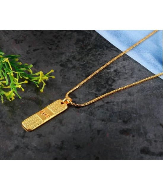 Jewar Mandi Golden Pendant ( Pack of 1 ) - Golden