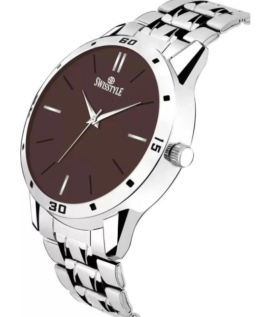 Swisstyle Silver Metal Analog Mens Watch