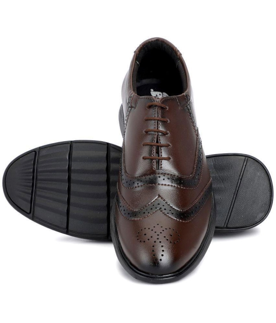 Buxton - Brown Mens Formal Shoes - None