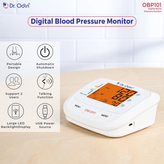 Blood Pressure Monitor OBP101 White