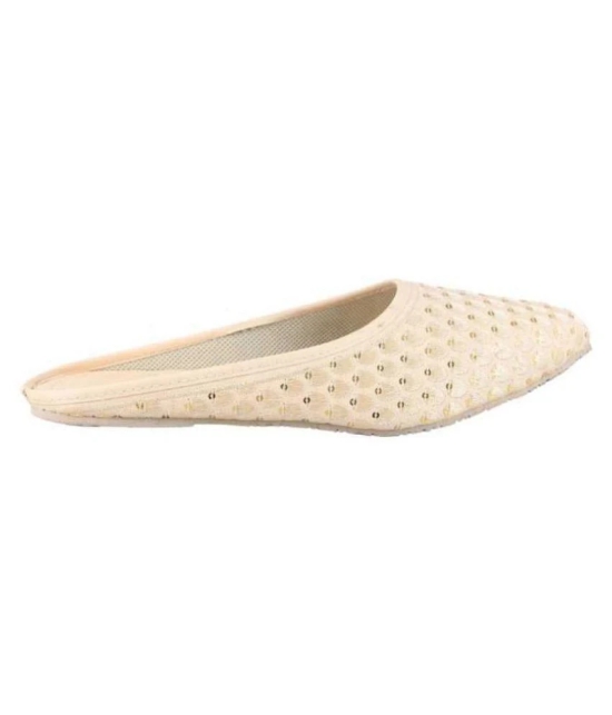 Apratim Beige Ethnic Footwear - None