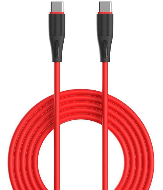 Portronics Red 3A Type C Cable 1 Meter - Red