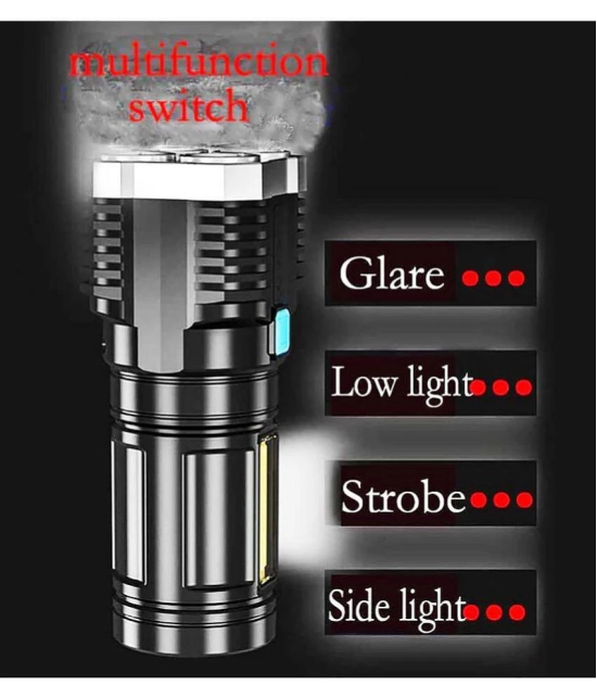 let light - 20W Rechargeable Flashlight Torch ( Pack of 1 )