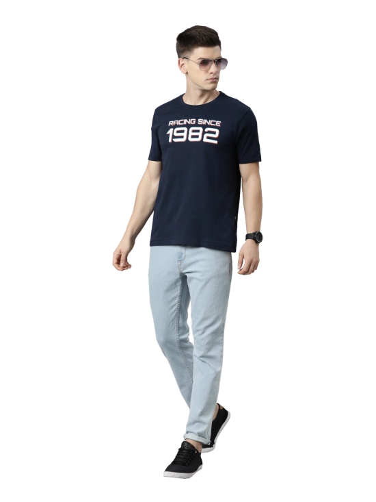 TVS Racing Round Neck T Shirts-Premium 100% Cotton Jersey, Versatile T Shirt for Men, Ideal for Gym, Casual Wear & More-Mercerised Yarn for Extra Durability-Easy to Wear & Wash