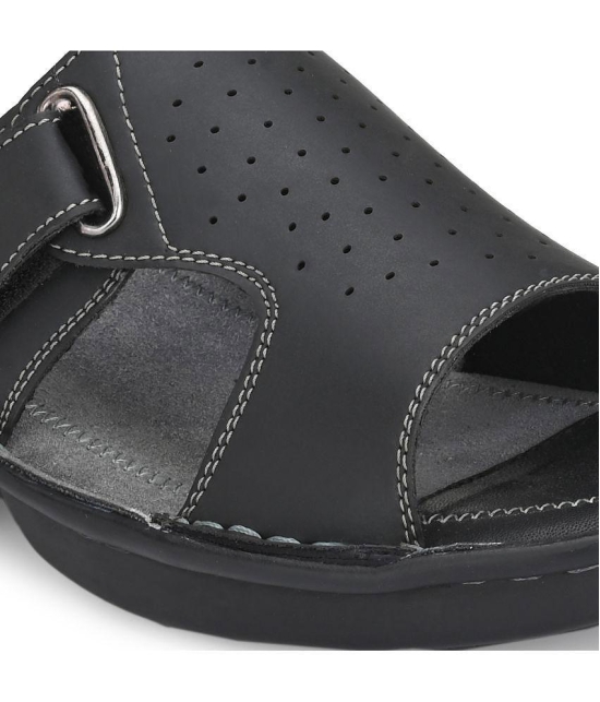 softio - Black Men's Slide Flip Flop - None