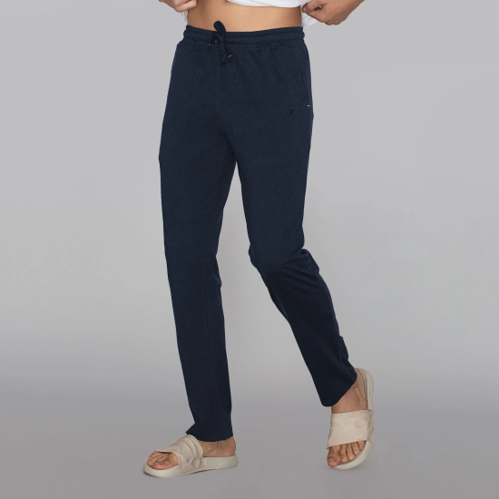 Pace Cotton Rich Track Pants Navy Blue S