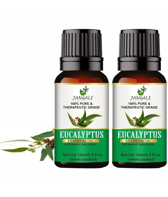 Pure Jangali Organics Eucalyptus Essential Oil 30 mL ( Pack of 2 )