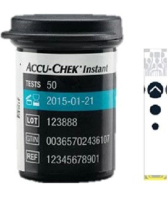 AccuChek Instant Test Strips, 50 Count (Multicolor)