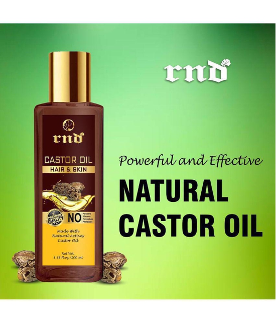 RND Cold Pressed Castor Oil For Hair Growth hair fall cantrol 100 mL