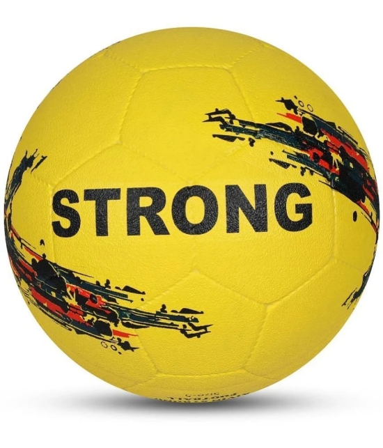 Aivin - Yellow Rubber Football ( Pack of 1 ) - 5