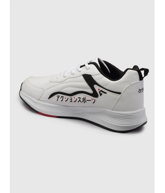 Action Sports Shoes For Men White Mens Sports Running Shoes - None