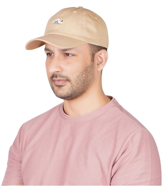 PENYAN Beige Cotton Mens Cap ( Pack of 1 ) - Beige