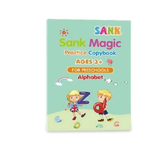 Sank Magic Practice Copybook(Set of 2)-Pack of 2 (8 Books)