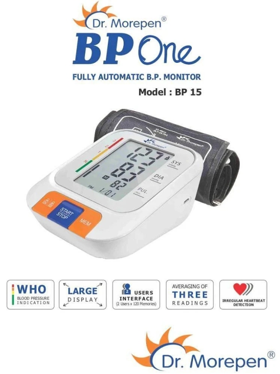 DR MOREPEN BP15 BOOLD PRESSURE MONITOR Automatic Upper Arm Monitor