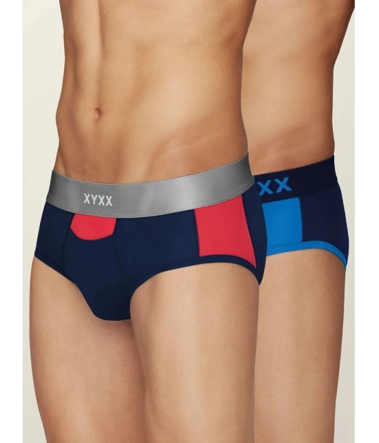 XYXX - Multicolor Modal Mens Briefs ( Pack of 2 ) - None