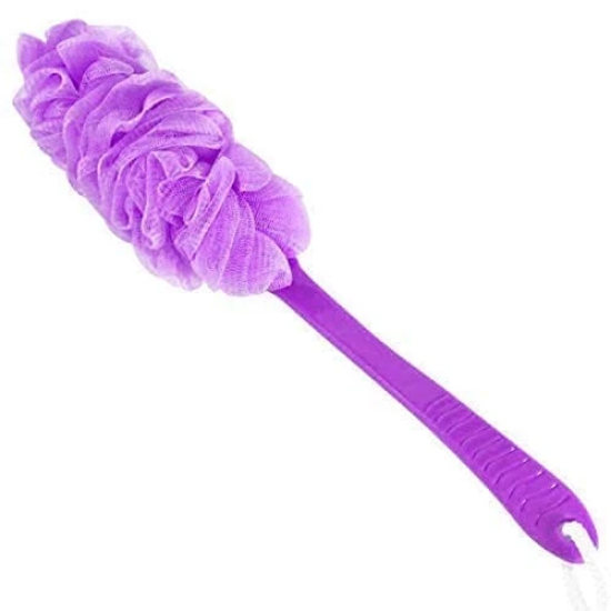 Namaskaram Loofahs for Bathing in Long Handle for Men and Women, Pack of 1