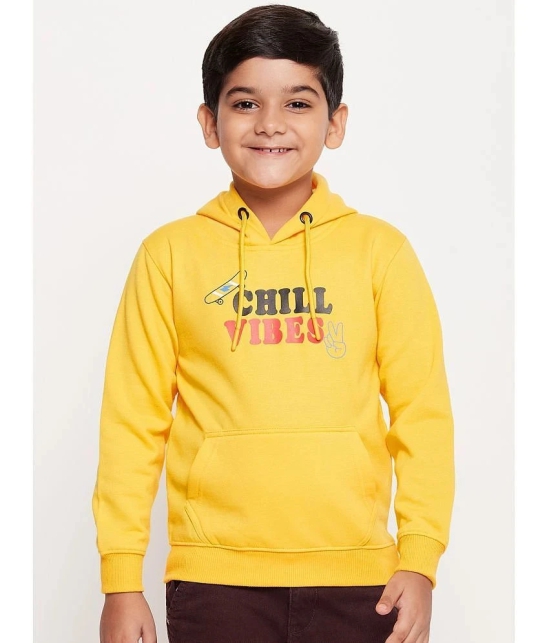 UBX Pack of 1 Boys Fleece Sweatshirt ( Yellow ) - None