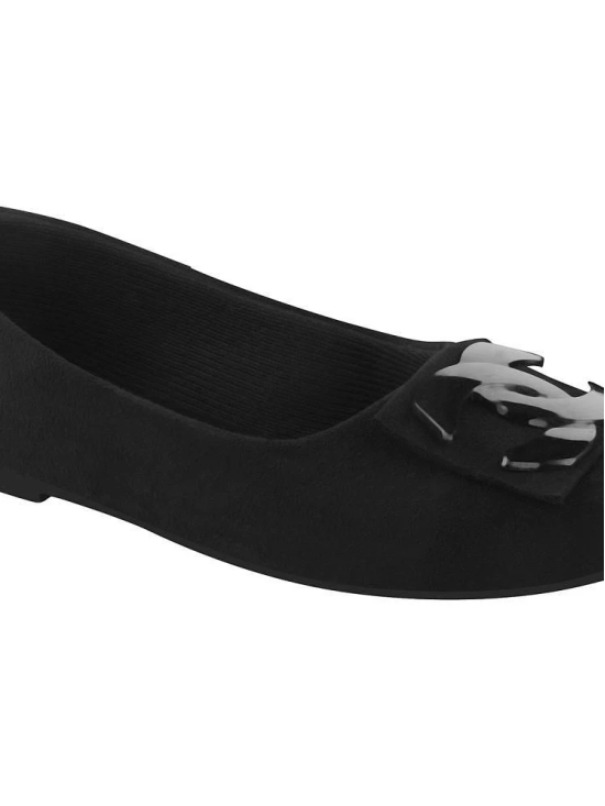 Shoetopia Black Womens Casual Ballerinas - None