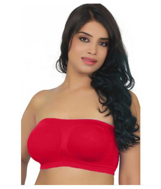 ComfyStyle Cotton Lycra Tube Bra - Multi Color - Free Size