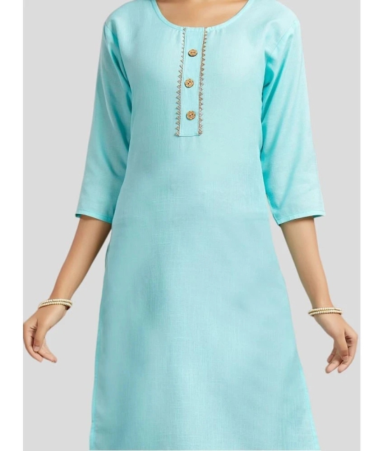 Aarika Girls Cotton Kurta and Sharara Set ( Pack of 1 , Sea Green ) - None