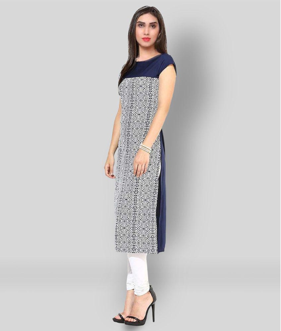 BROTHERS DEAL - Multicolor Crepe Women's Straight Kurti - L