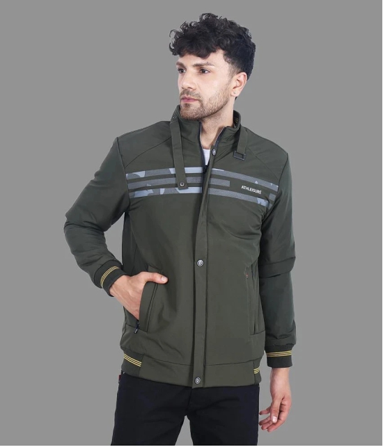 Dollar Polyester Mens Casual Jacket - Green ( Pack of 1 ) - None