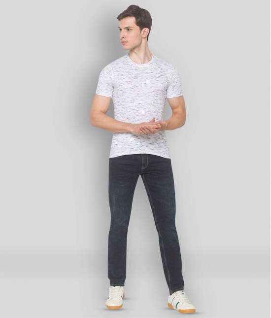 Globus - White Cotton Slim Fit Mens T-Shirt ( Pack of 1 ) - None