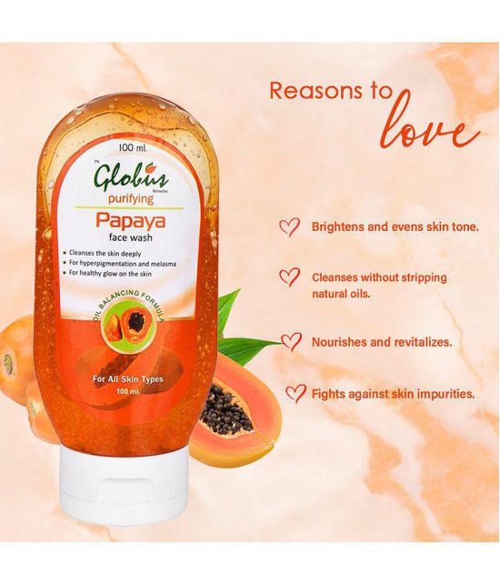 Globus Remedies Papaya Face Wash, 100 ml