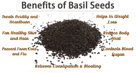 JEWEL FARMER Basil Seed, Tukmariya Herbal Sabja Seeds with Omega 3, Protein, Dietary Fiber & Antioxidant - 100g