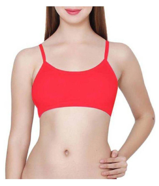 Galani Red Sports Bra - None