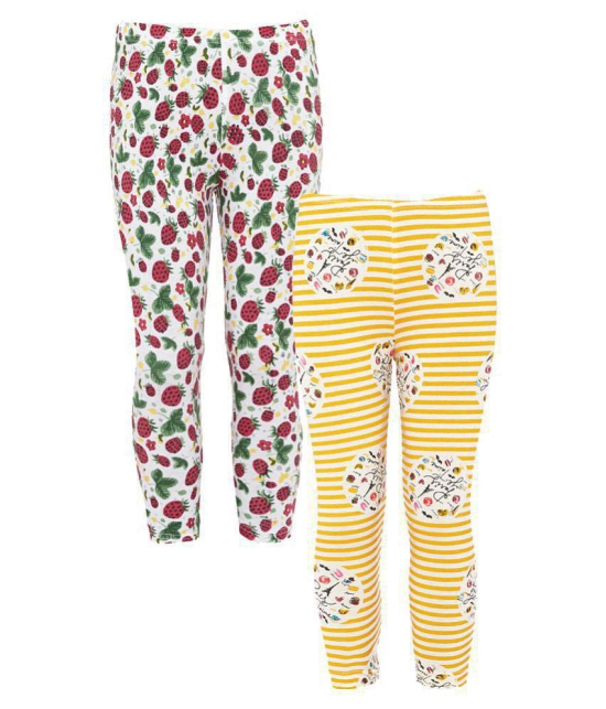 Naughty Ninos - Multi Cotton Girls Leggings ( ) - None